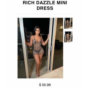 Diamond see through dress ✨✨✨